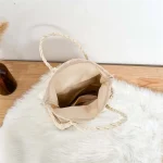 sac en paille tissé chic