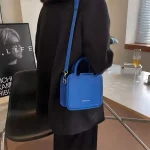 sac en cuir avec poche zippée