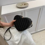 sac d'été artisanal cœur tressé