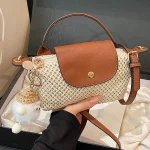 sac d'été en paille tressée