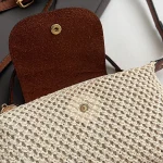 sac à bandoulière estival en paille