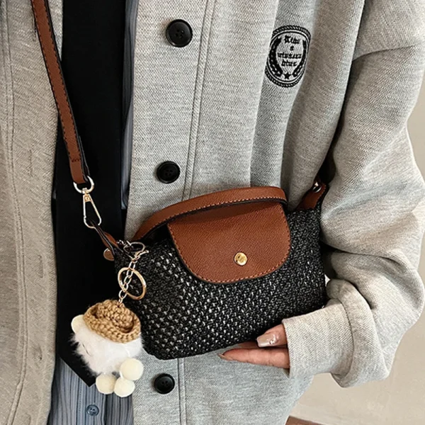 sac en paille tressée pour les vacances