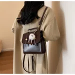 sac à dos bandoulière femme style collège