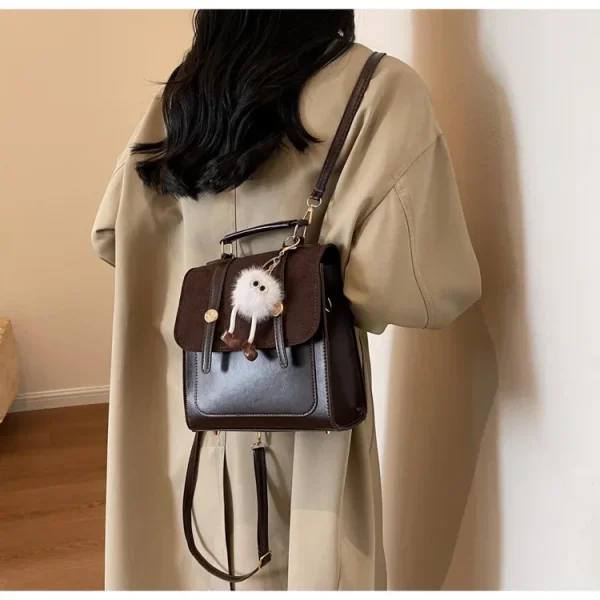 sac à dos bandoulière femme style collège