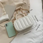 sac à épaule rayé et design