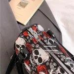 sac halloween élégant tête de mort