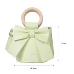 petit sac à main tendance femme nœud papillon