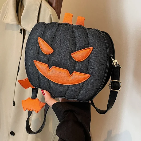 petit sac citrouille décoratif Halloween