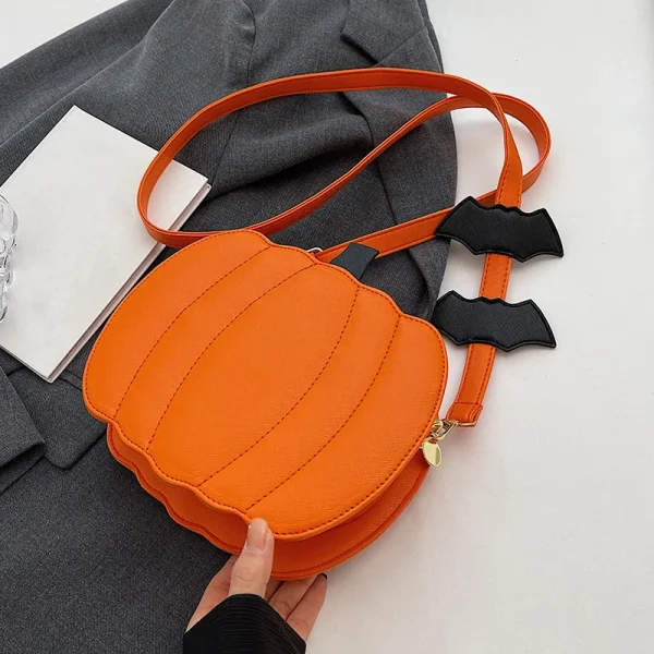 sac en forme de citrouille pour Halloween