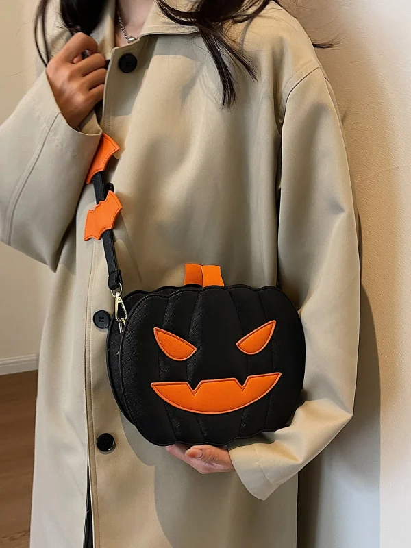 sac de fête Halloween en forme de citrouille