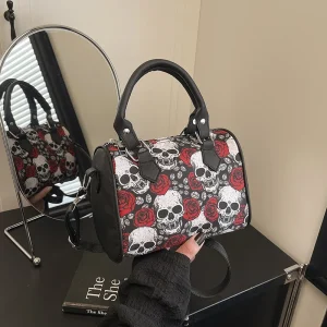 petit sac halloween tête de mort