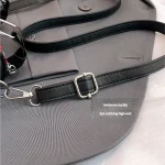 sac noir motif tête de mort halloween