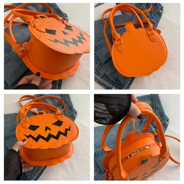 sac à main tendance Halloween citrouille