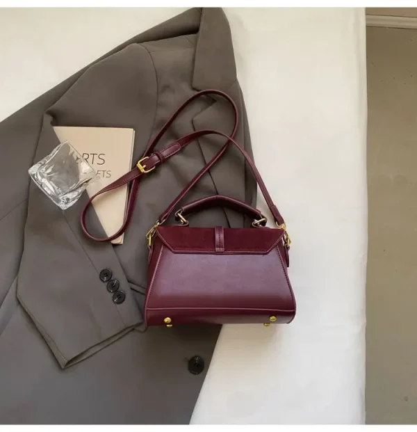 sac messager cuir noir moderne