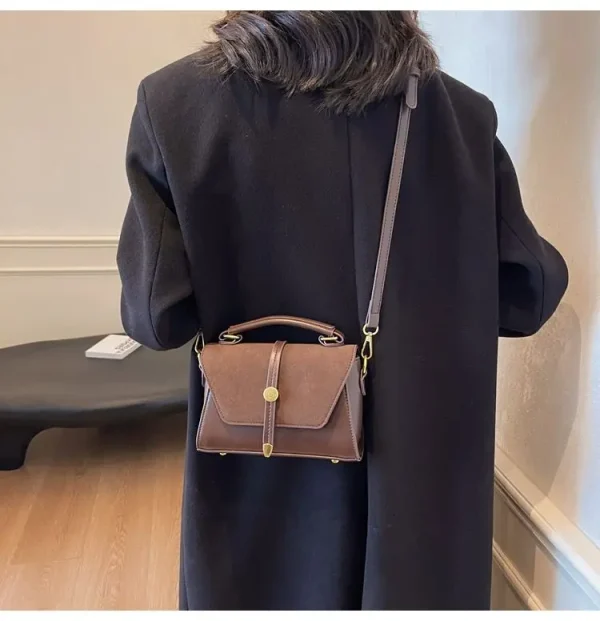 sac à crossbody en cuir noir
