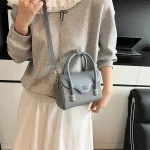 sac à main rose style box shape