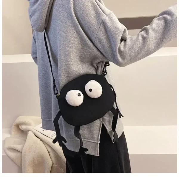 sac Halloween petit monstre en tissu