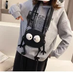 sac noir avec motif de petit monstre Halloween