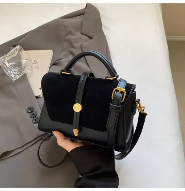 sac bandoulière compact en cuir
