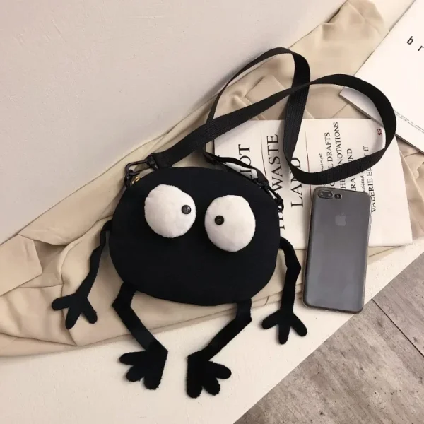 petit sac Halloween de petit monstre noir