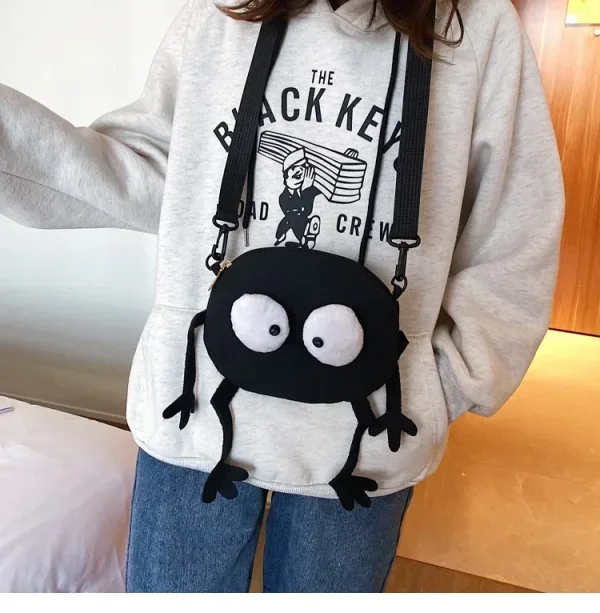 sac Halloween original petit monstre noir