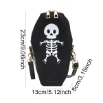 sac Halloween tendance squelette