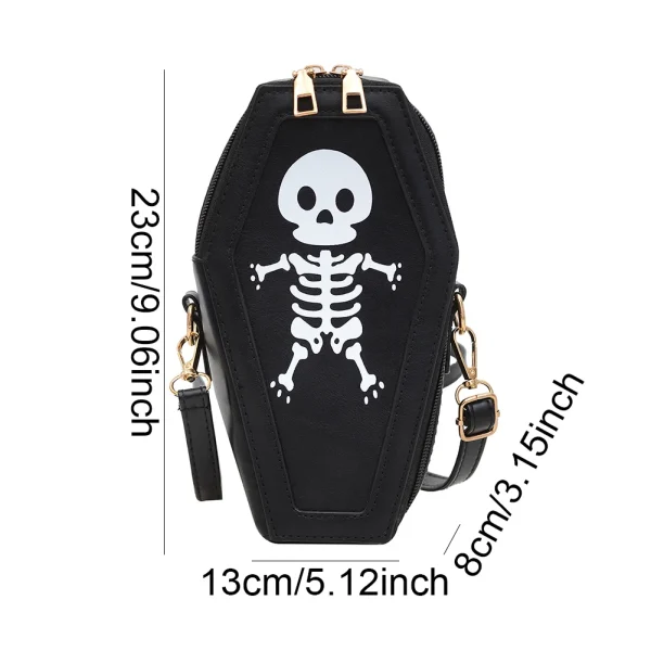 sac Halloween tendance squelette