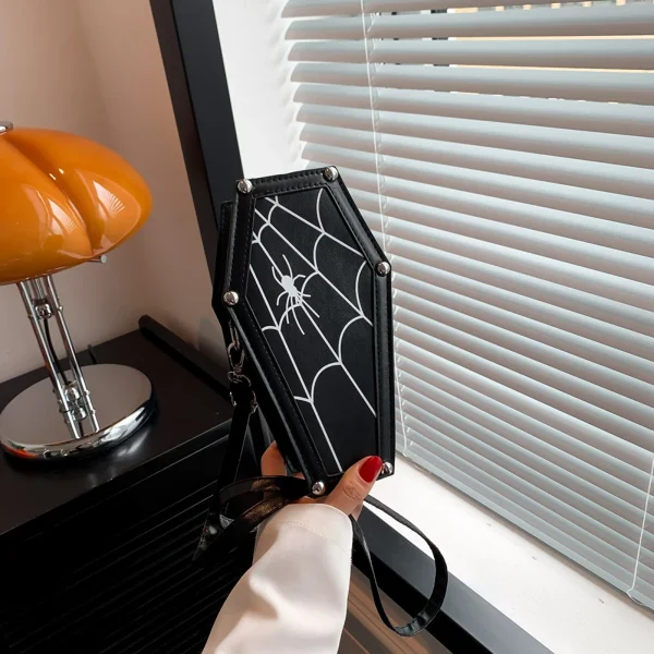 sac araignée cercueil gothique pour halloween