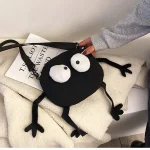 sac petit monstre noir pratique pour Halloween