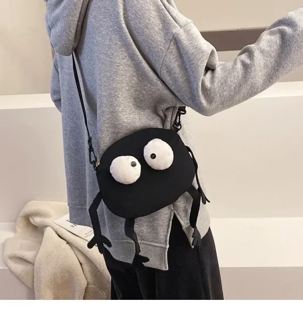 sac Halloween enfant petit monstre noir