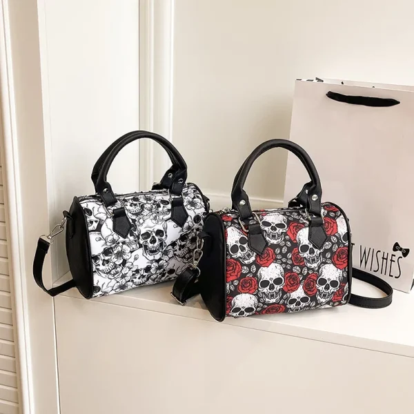 sac halloween motif tête de mort