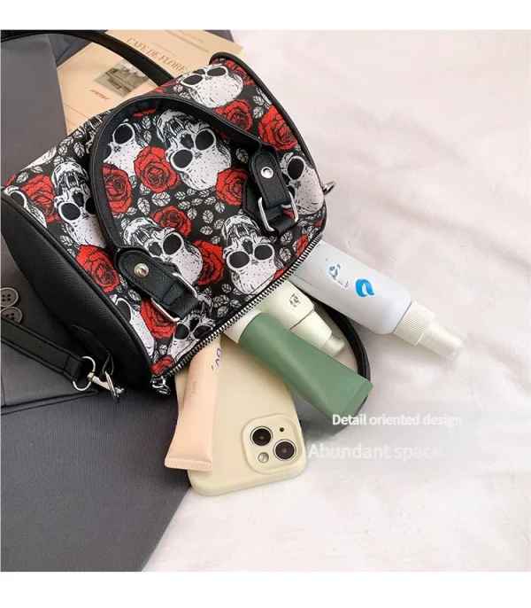 mini sac tête de mort pour halloween