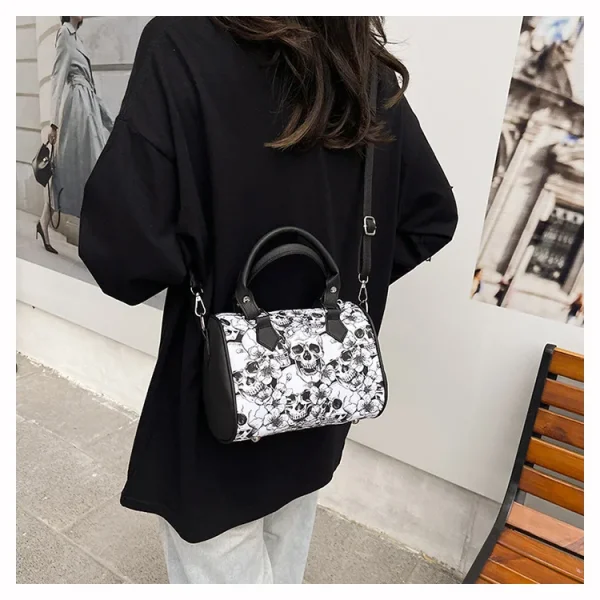 sac halloween design tête de mort