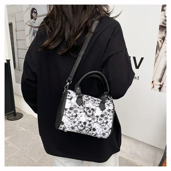 sac original tête de mort pour halloween