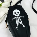 sac à bandoulière squelette Halloween