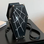 sac halloween décoré d'une araignée