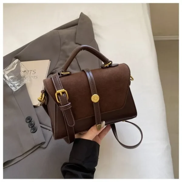 sac bandoulière en cuir noir