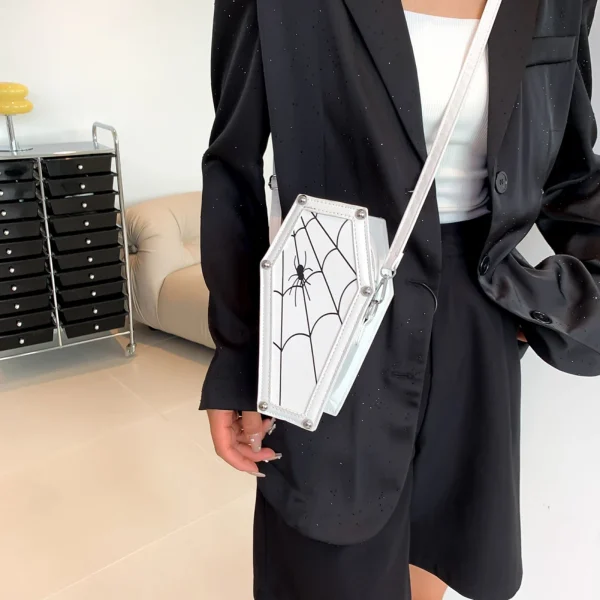 sac halloween style araignée cercueil