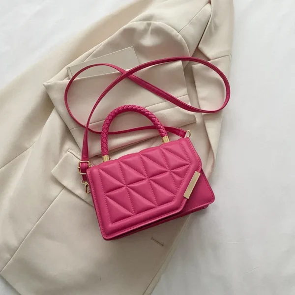 sac rose tendance carré