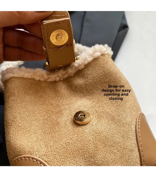 sac à main laine d'agneau pour femme