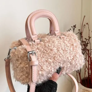 Petit Sac à bandoulière femme en fourrure