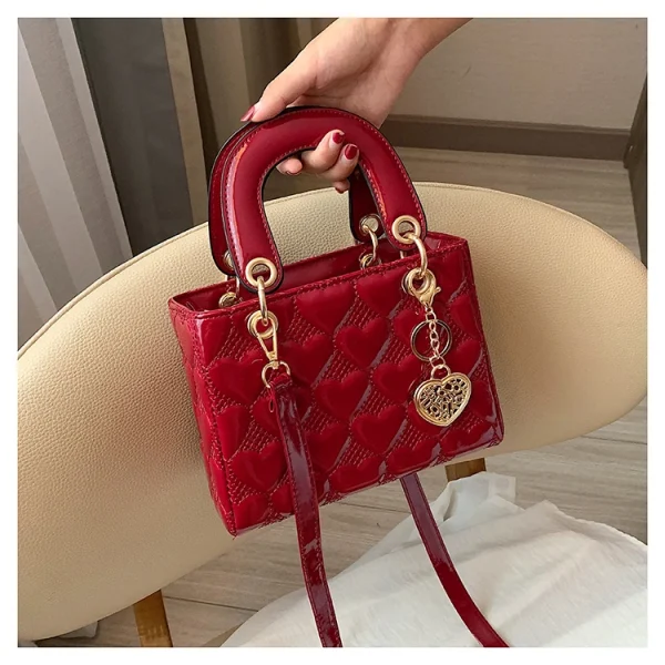 mini sac chic rouge