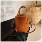 sac seau pour femme en peluche