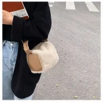 sac adorable en peluche rose