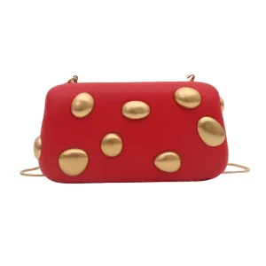 Petit Sac rétro à rivets au style élégant