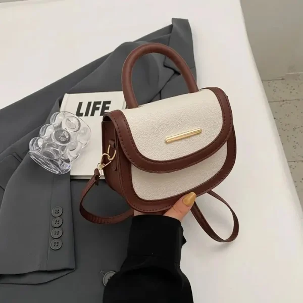 sac à main en cuir PU avec doublure en faux cuir