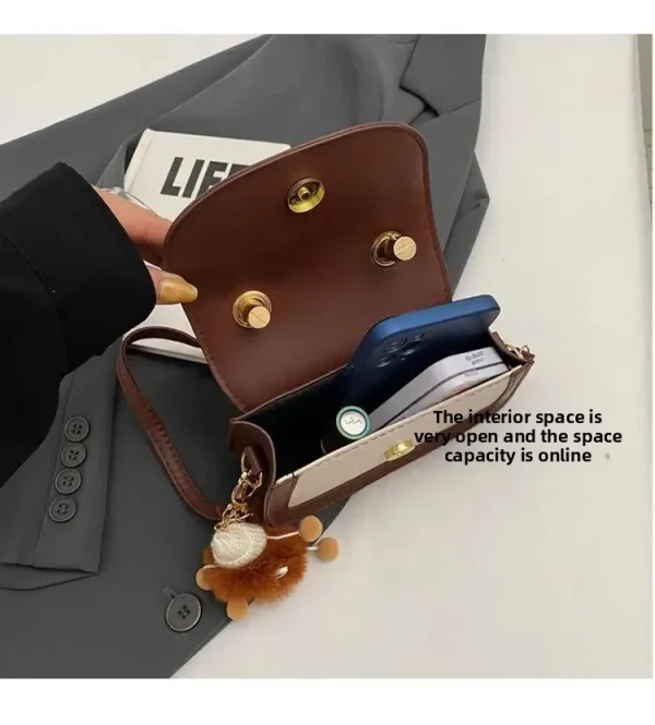 sac à bandoulière en cuir artificiel design unique