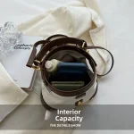 sac en cuir avec style décontracté