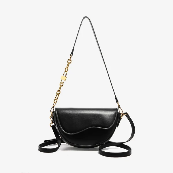 sac bandoulière rétro avec fermoir