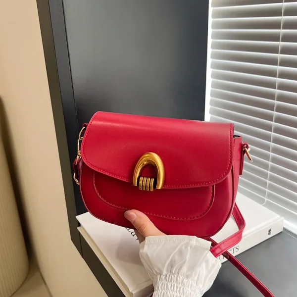 sac bandoulière vintage rouge